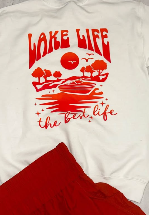 Lake Life the best life Sweater Design