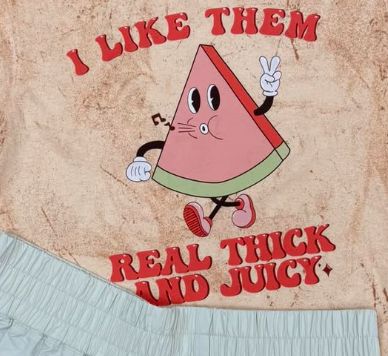 color wash watermelon thick and juicy