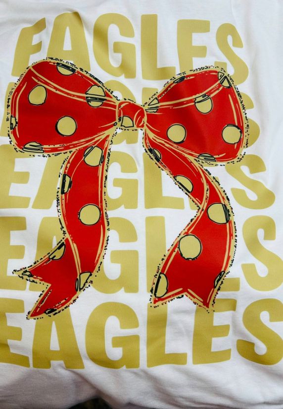 Eagles Ripple Bow w/Pocket (design)