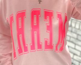 Merry Sweatshirts in Pink