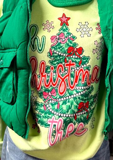 Oh Chritmas Tree with Snowflakes