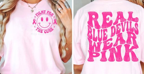 Blue Devils Wear Pink