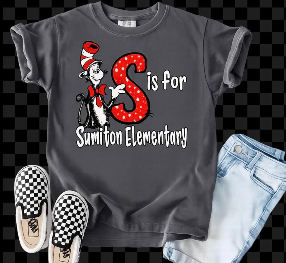 Dr Seuss letter for school shirts