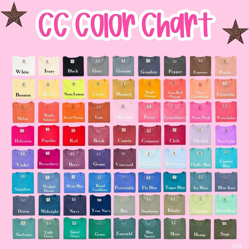 Comfort Color Blank