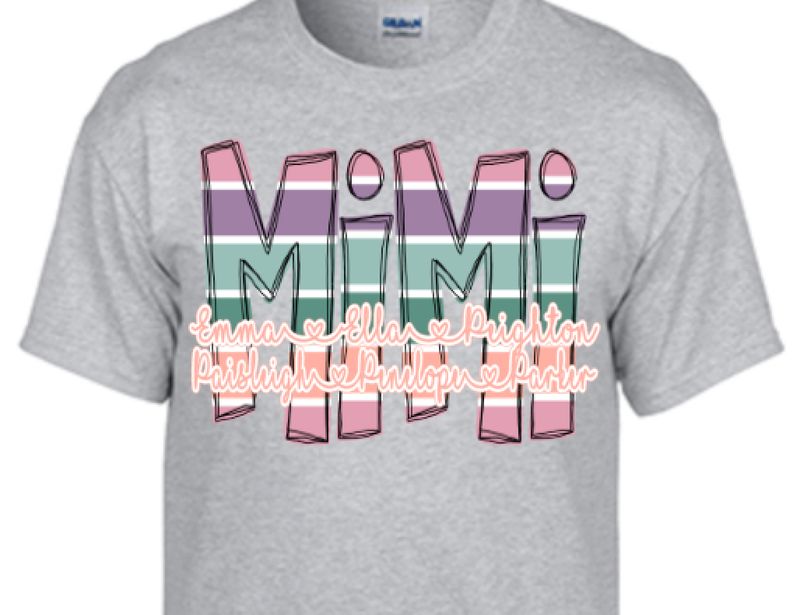 Striped Monogram Shirts