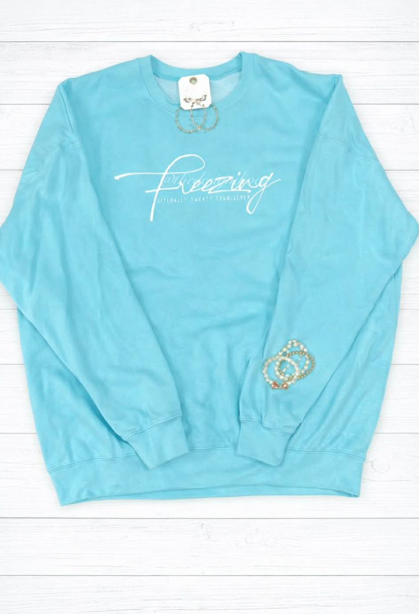 Freezing literally 24:7