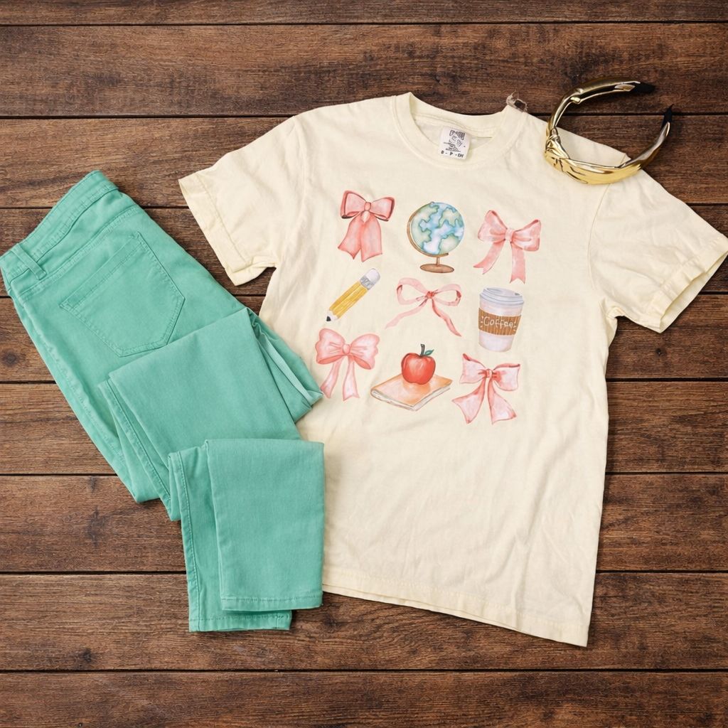 Globe Pencil Coffee W Bows