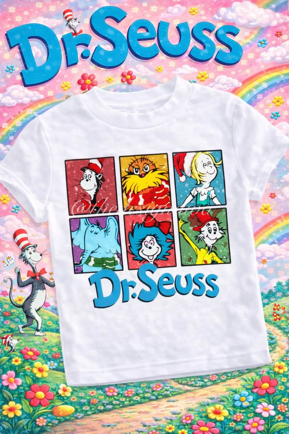 Dr Seuss Character Collage