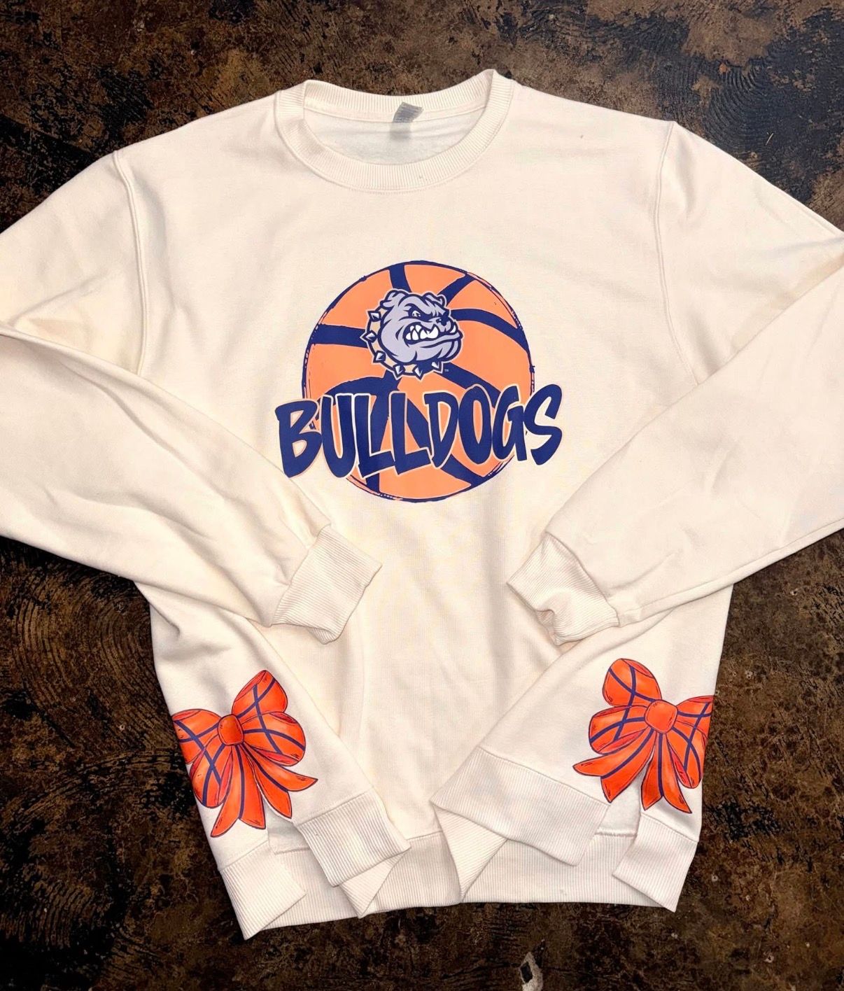 School Basketball with Bows on the side