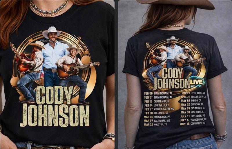 Cody Johnson Front &amp; Back Live Tour