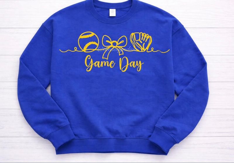 Game Day Script Ball Bow Glove