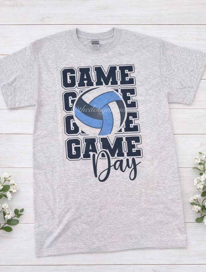 Ribbon Game Day Volleyball