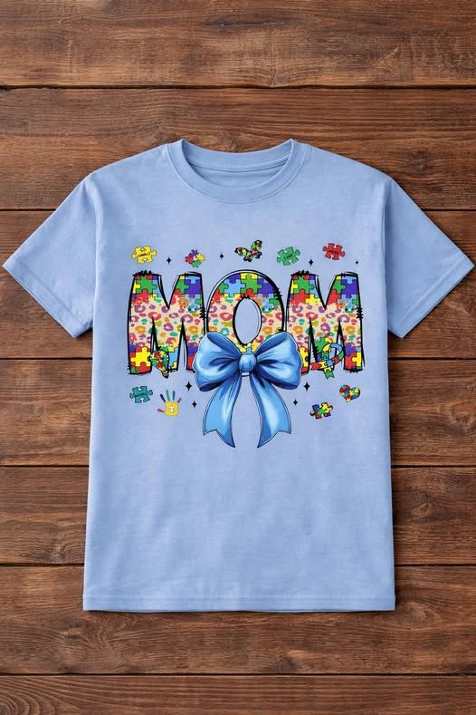 Autsim Mom Leopard Bow