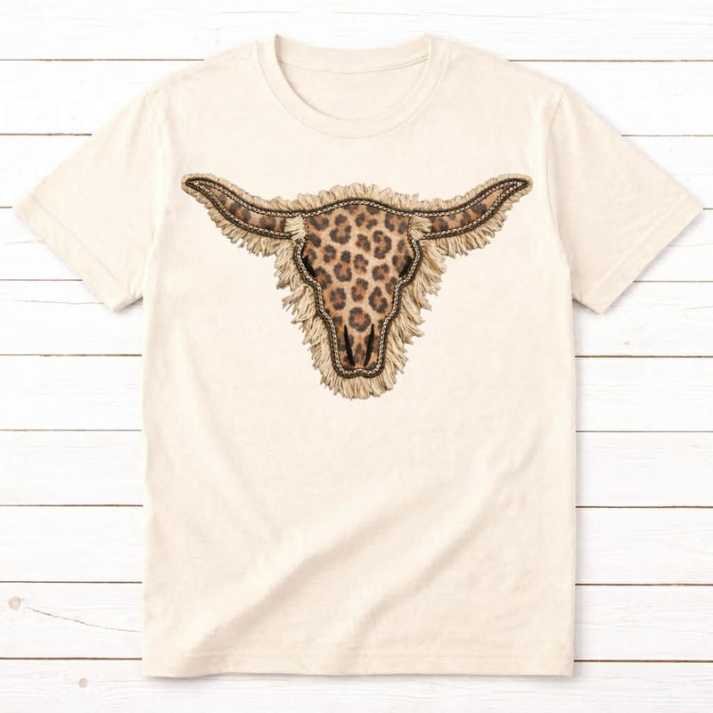 Leopard Fringe Scull