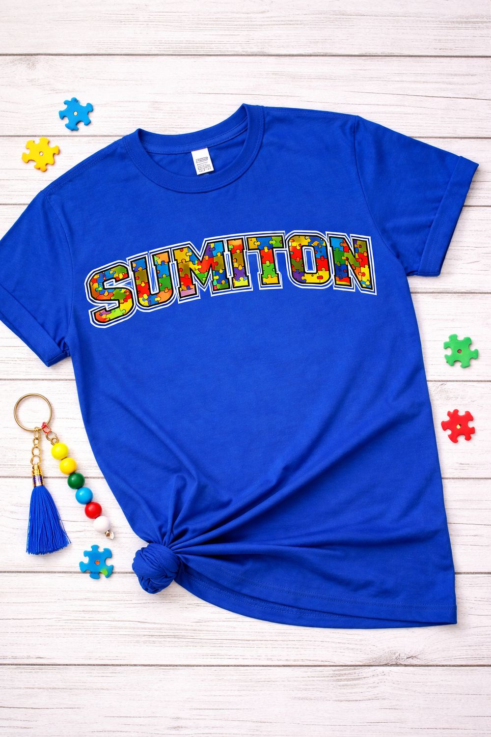 School Name Autism Puzzle Piece