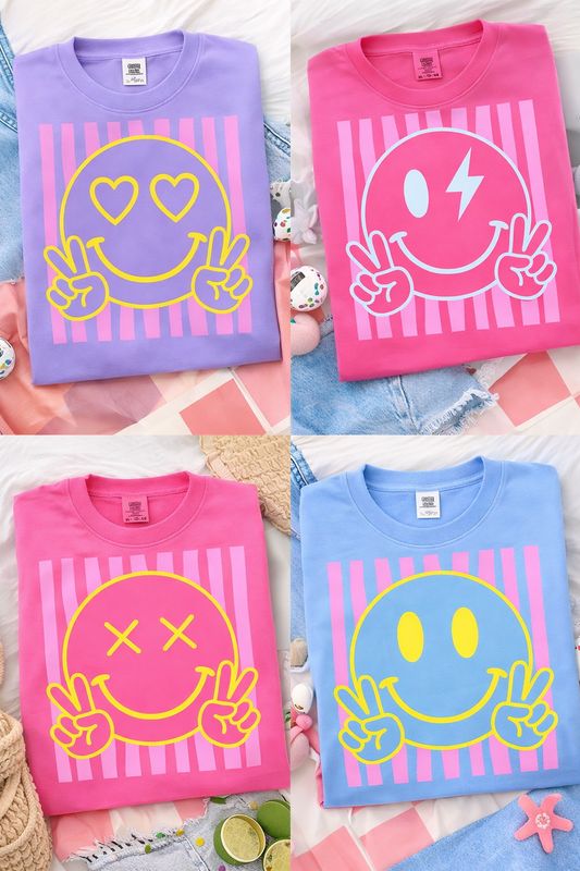 Smiley Peace Stripes