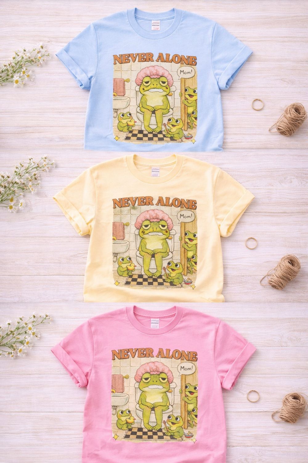 Never Alone Frog Mom