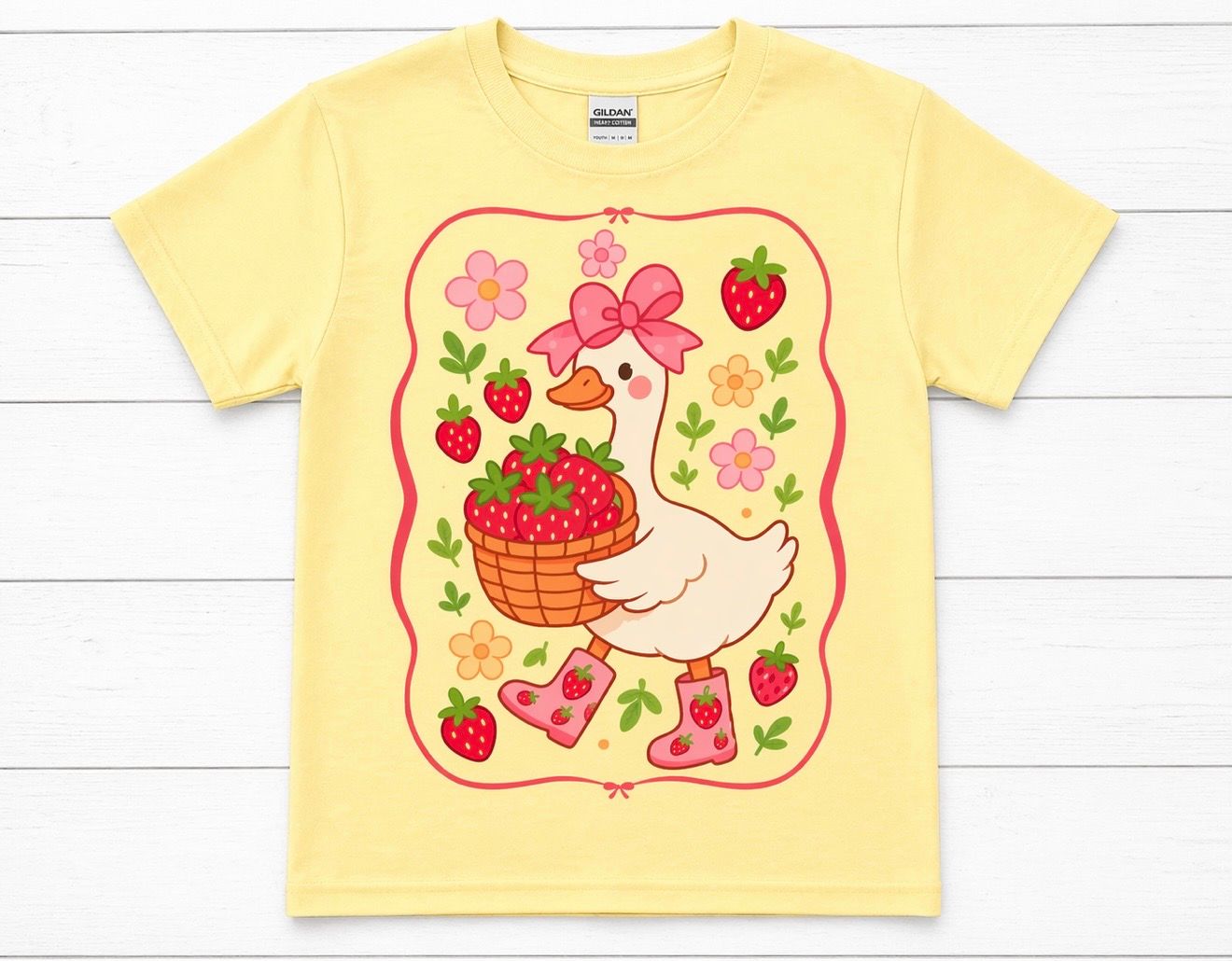 Strawberry Goose Flowers