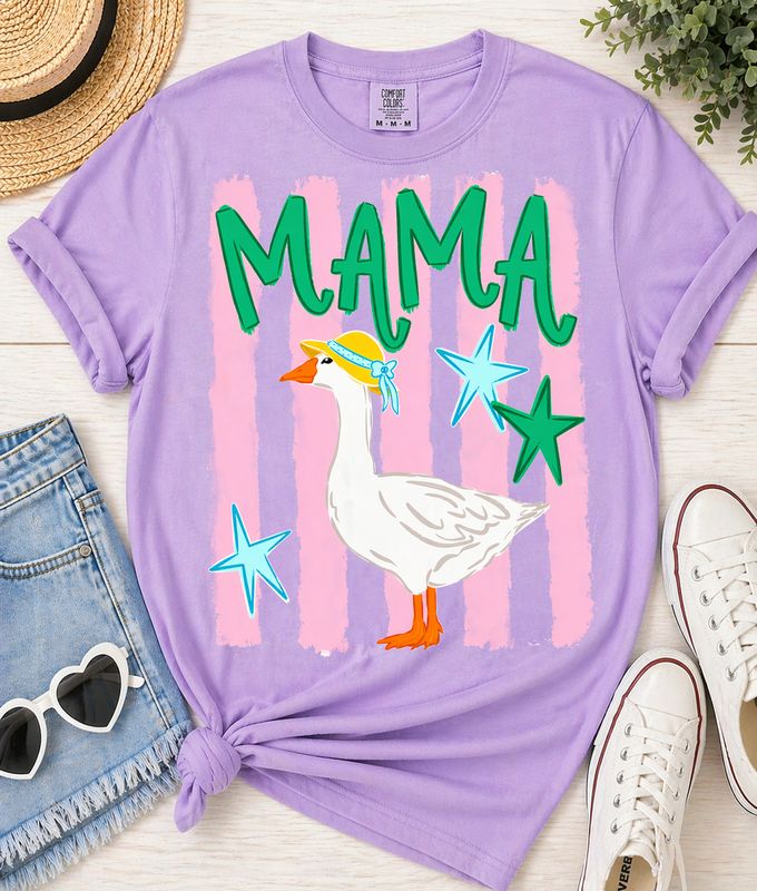 Mama Goose with Stars Stripes