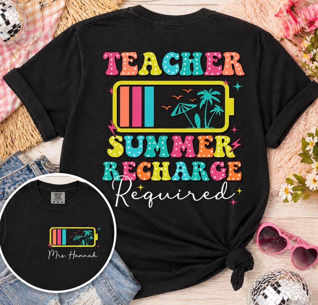 F/B Teacher Summer Recharge Required