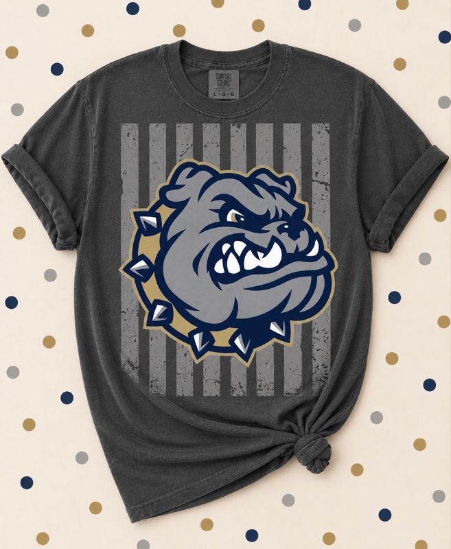 Mascot Striped Background