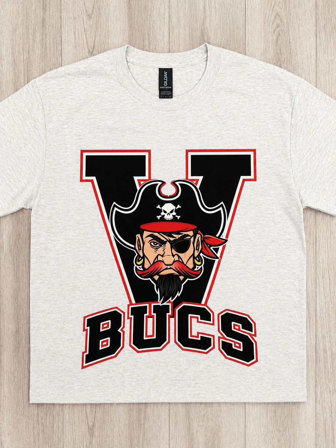 V Mascot Bucs - Varsity Font