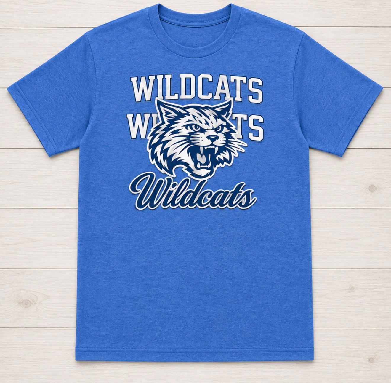 Wildcats Stacked Mascot
