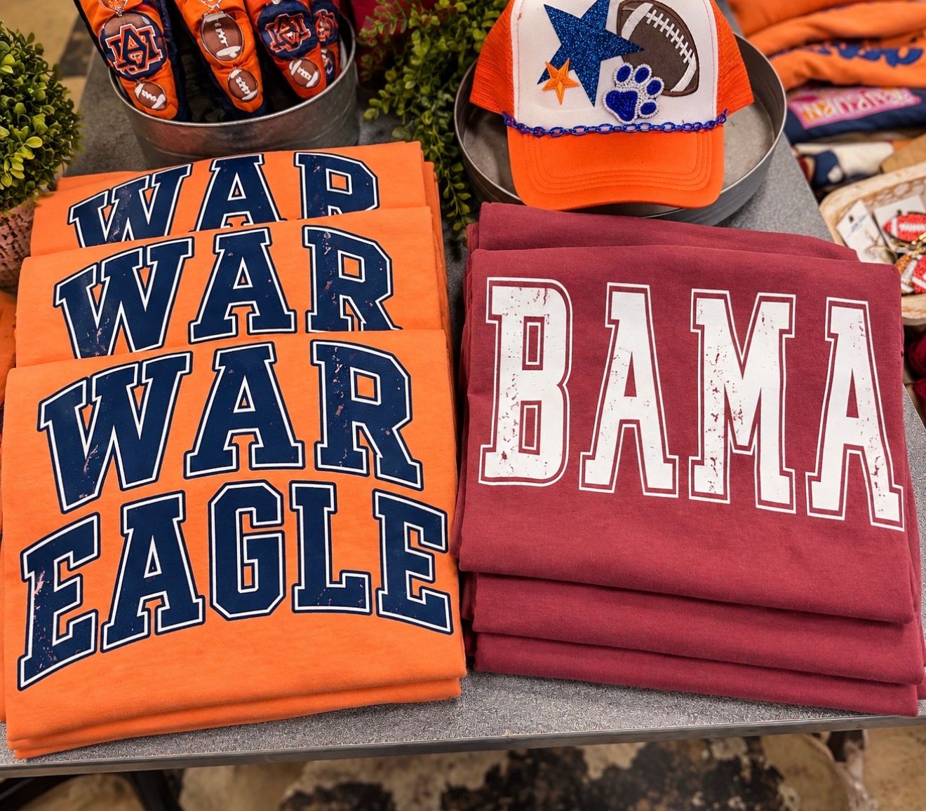 War Eagle/BAMA Simple Block Letters