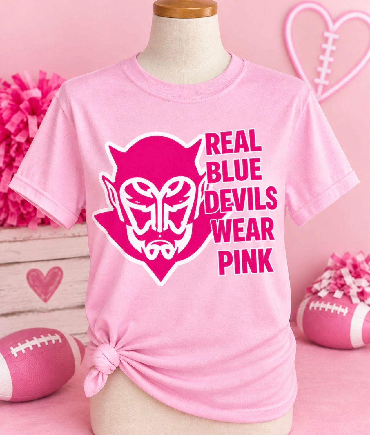 Real Mascot Name Wear Pink