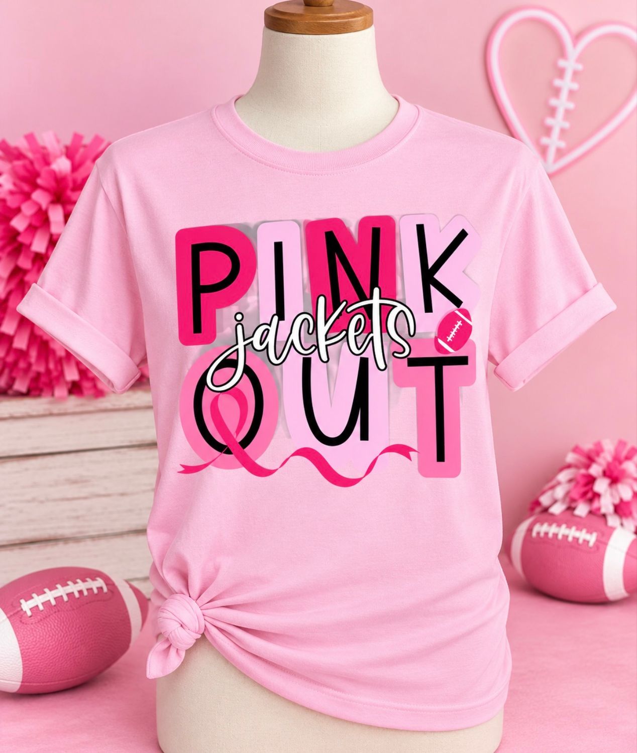 Pink Out — Mascot