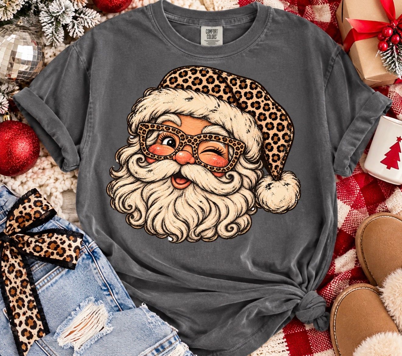 Leopard Santa