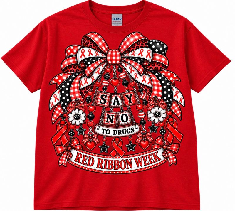 Red Ribbon Charm