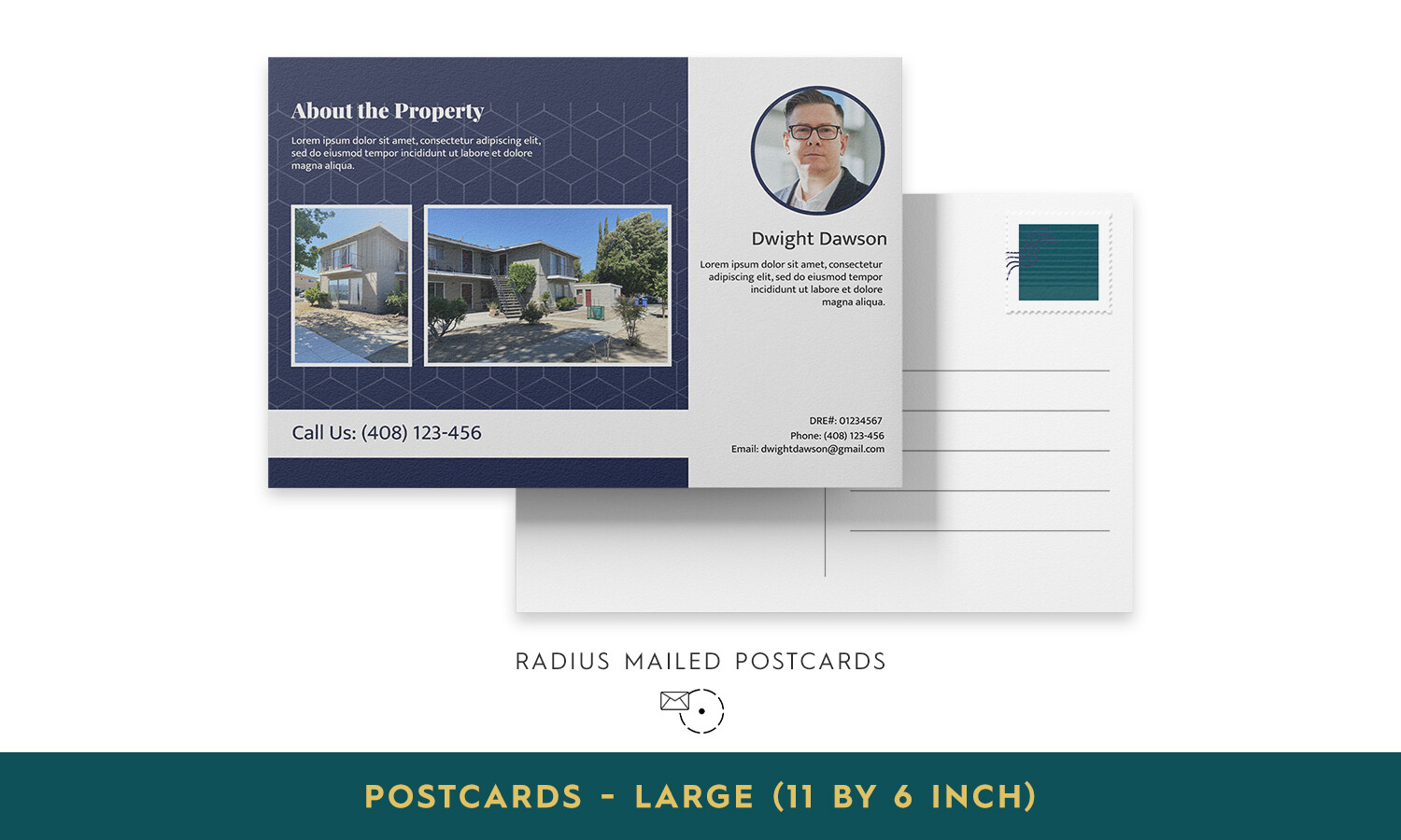 Radius Mailed Postcards - Large