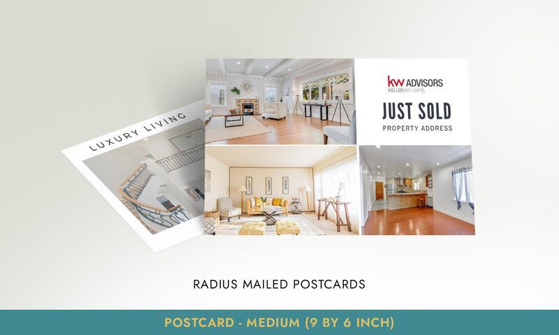 Radius Mailed Postcards - Medium