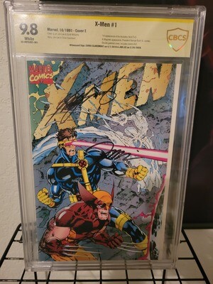 JIM Lee And Chris Clermont AUTOGRAPHED X-MEN ISSUE #1