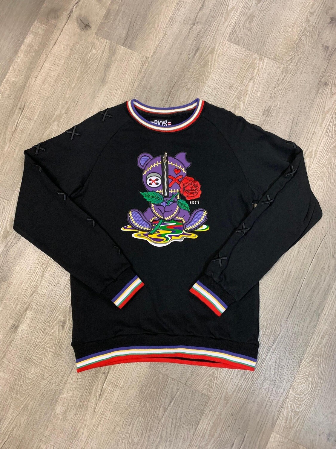 BKYS Melancholy Crewneck with Patch (Black)