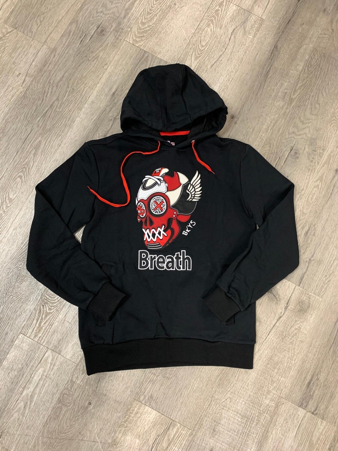 BKYS &quot;BREATH&quot; Hoodie w/Twill and Leather Patch