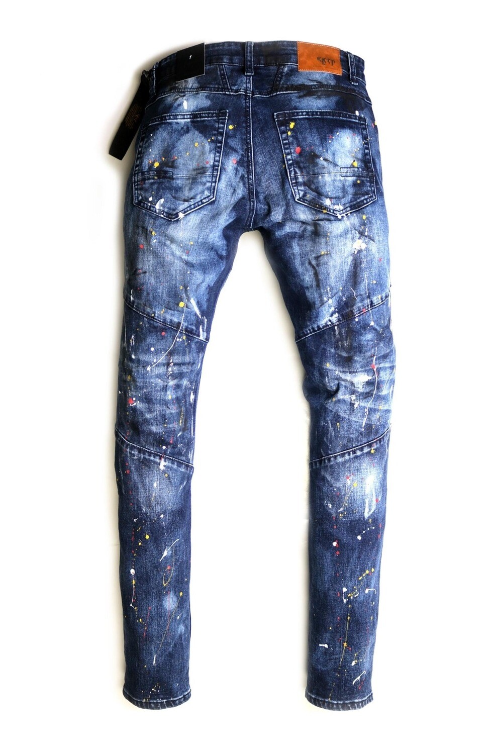 KLEEP Peppertone Washed Skinny Denim Jean Pants