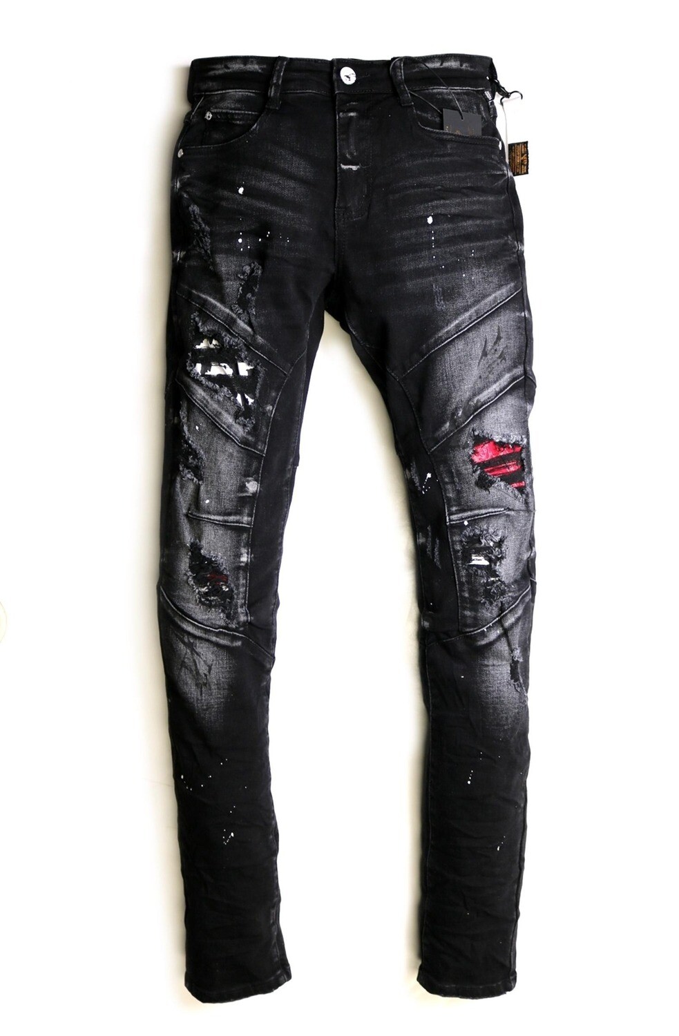 KLEEP Reef Washed Skinny Denim Jean Pants