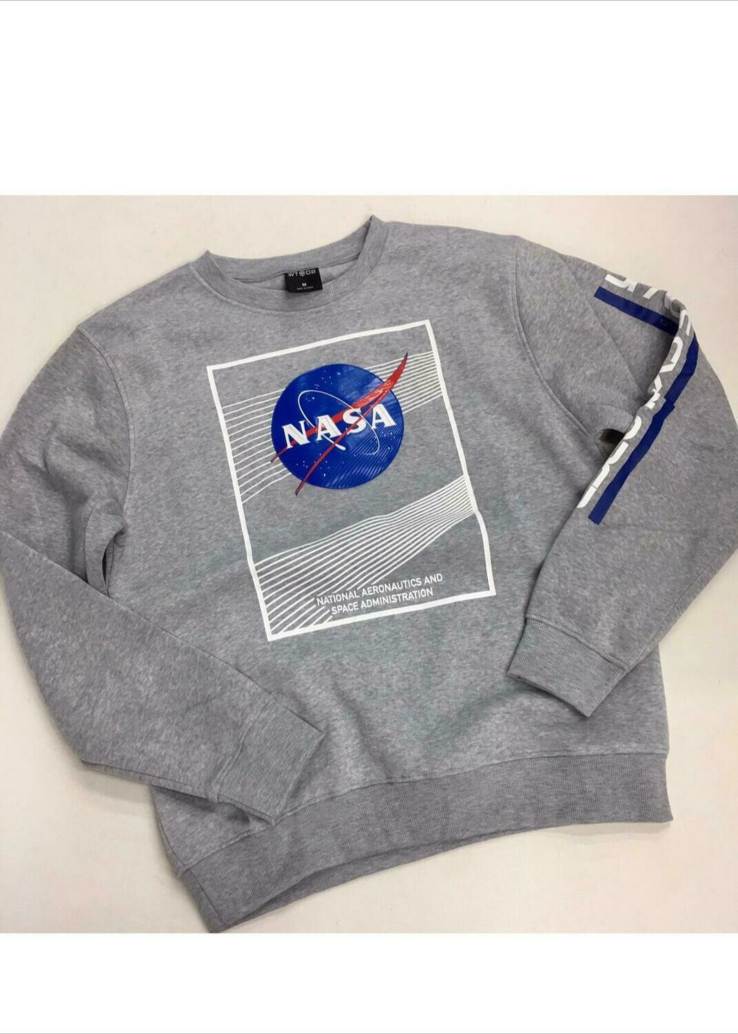 WT02 NASA  Crewneck in Gray
