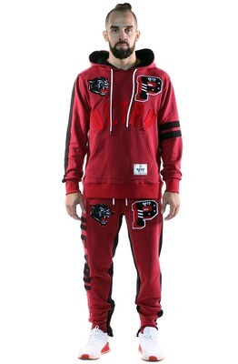KLEEP Men's Premium French Terry Set (Burgundy)