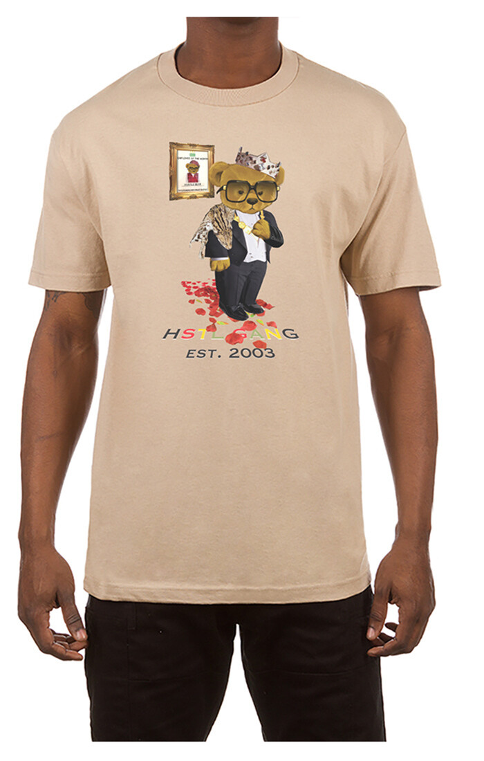 HUSTLE GANG MY SON WORKS T-Shirt (Croissant)