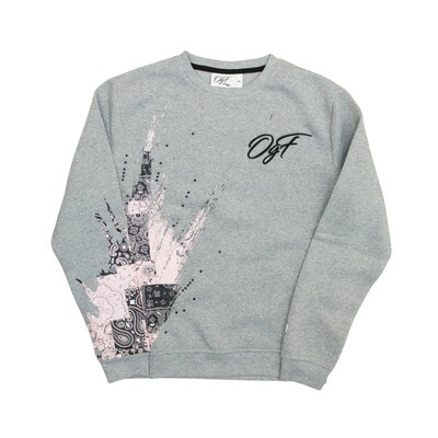 OGF Splat Crewneck Sweat Shirt (Gray)