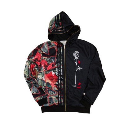 OGF &quot;Perspectives&quot; Zip Up Hoodie (Dark Rose)