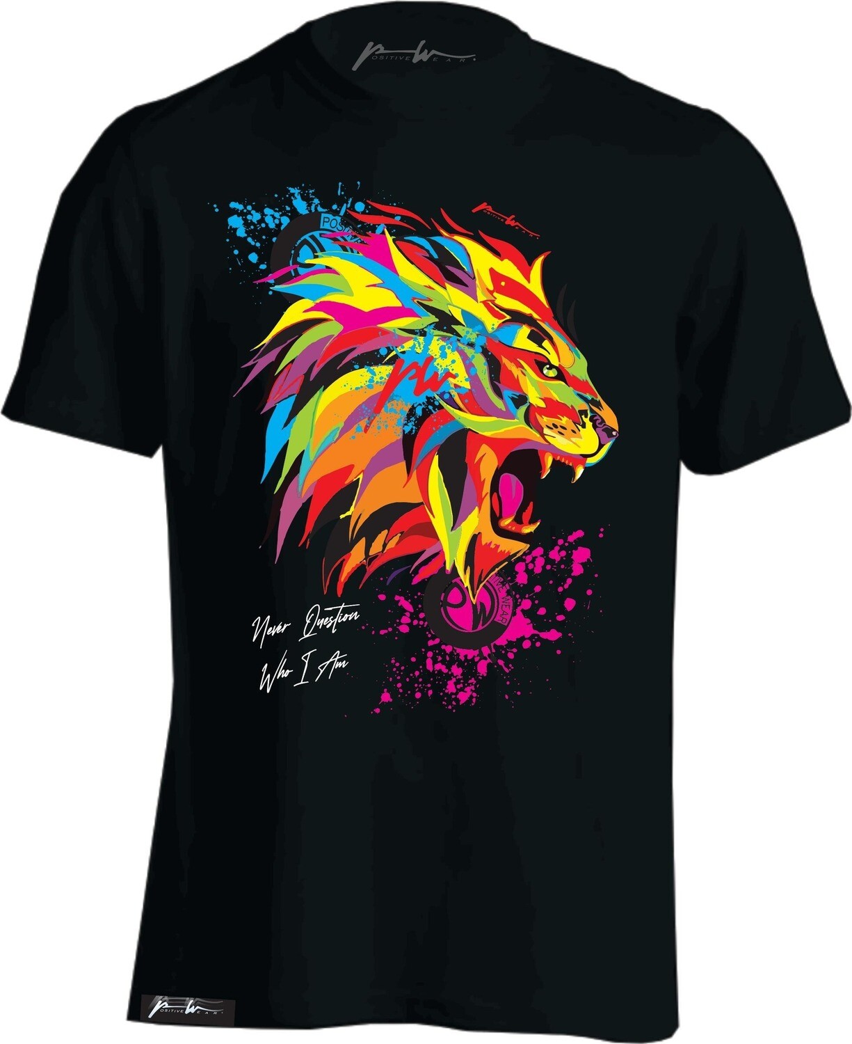 Positive Ware LION ROAR T-Shirt (Black)