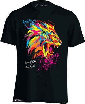 Positive Ware LION ROAR T-Shirt (Black)