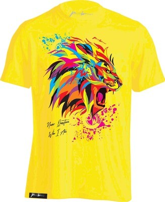 Positive Ware LION ROAR T-Shirt (Yellow)