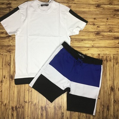 Rebel Minds Color Block  (Black/Blue/White)