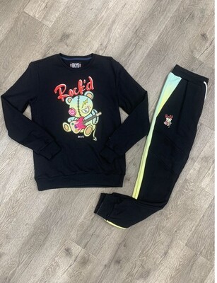 BKYS &quot;Rock’d&quot; Jogger Set (Black)