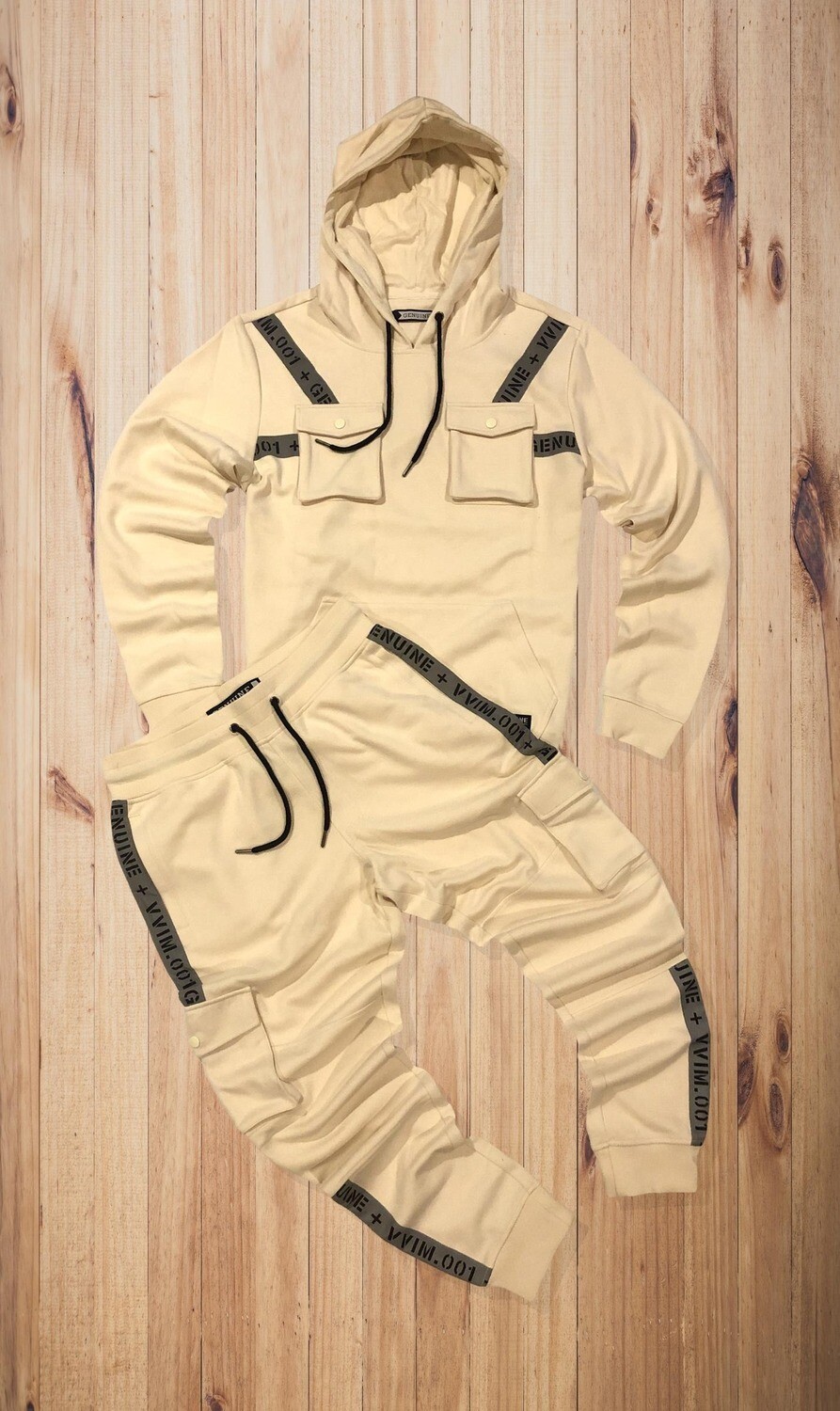Genuine Jogger Set (Cream)